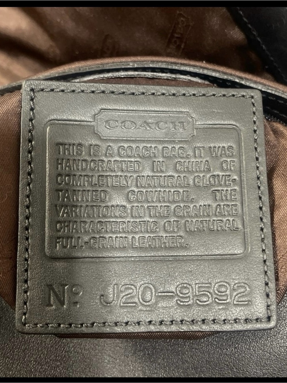 COACH vintage Legacy Slim Flap black leather crossbody 9592 - Picture 6 of 12